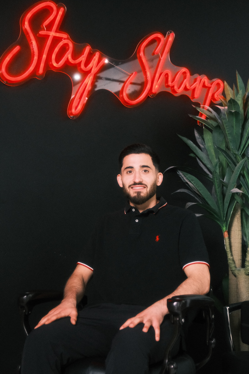 Kav, barber at Shear Brilliance Oshawa