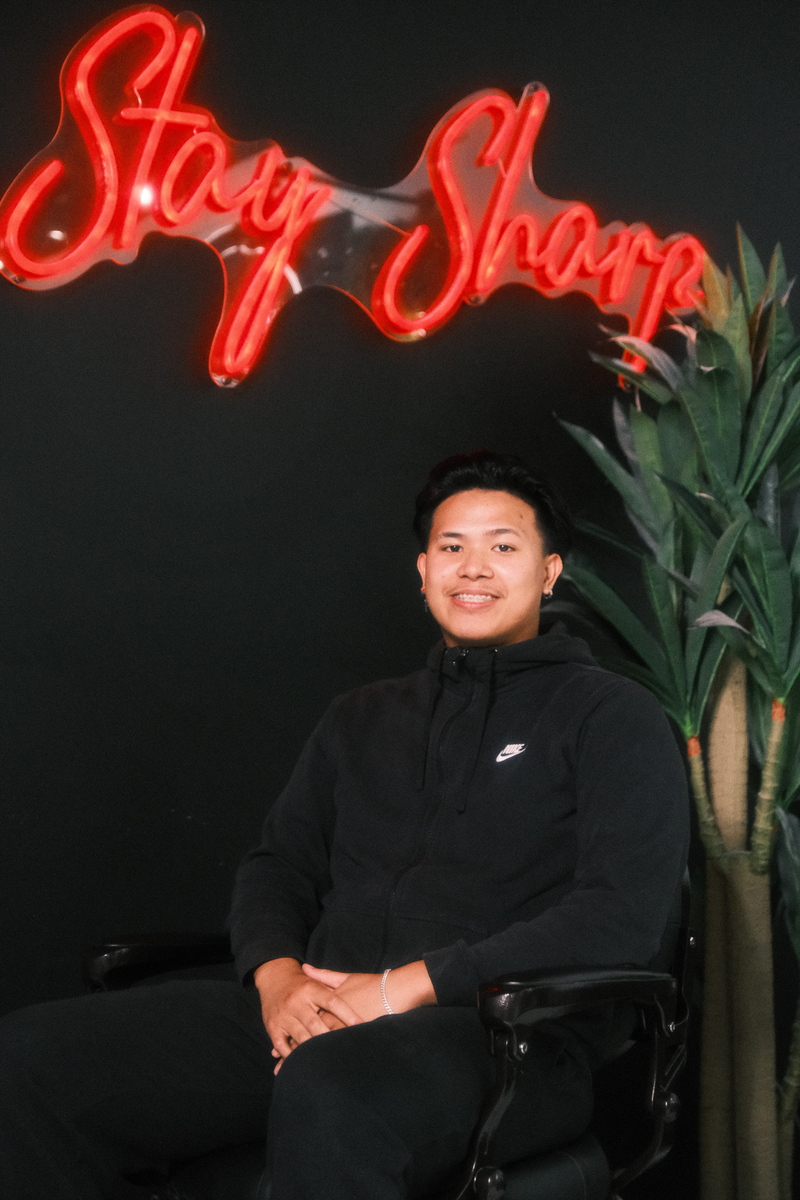 James, barber at Shear Brilliance Oshawa