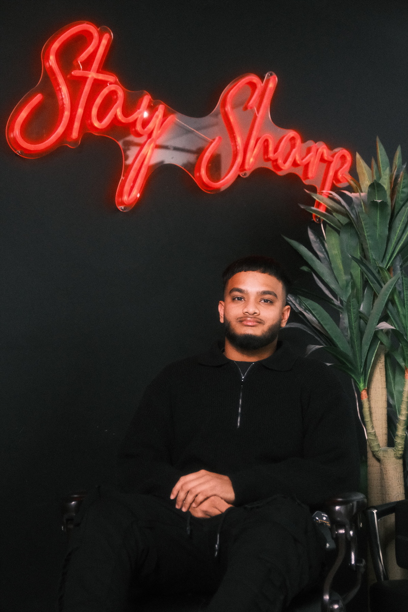 Ayaan, barber at Shear Brilliance Oshawa