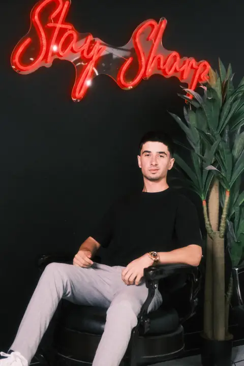 Omar, barber at Shear Brilliance Oshawa