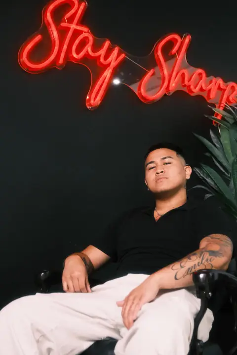 TJ, barber at Shear Brilliance Oshawa
